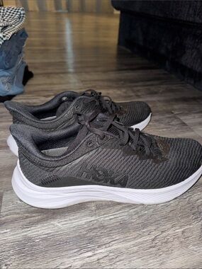 Hoka Solimar Black & White Everyday Running Shoes